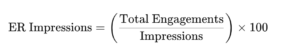 how to measure total ig impressions